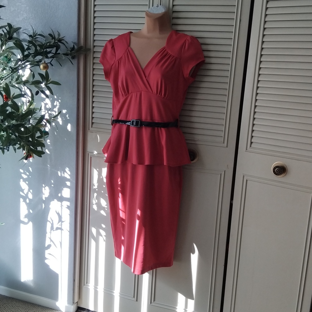 Celine peplum dress